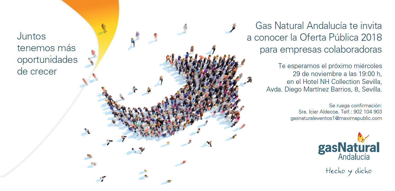Presentación oferta pública de Gas Natural Andalucía para empresas colaboradoras