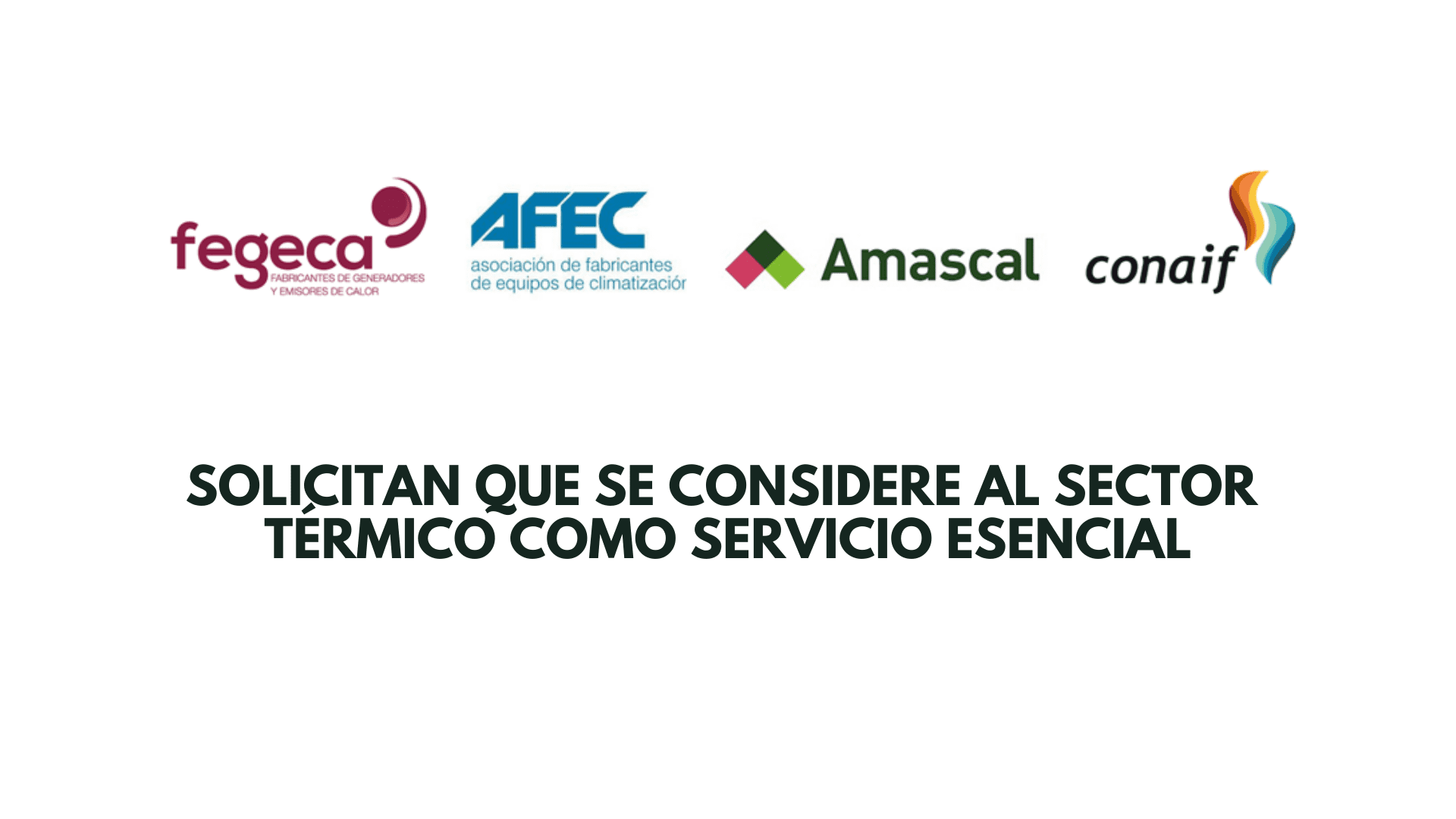El sector térmico solicita al Gobierno ser servicio esencial
