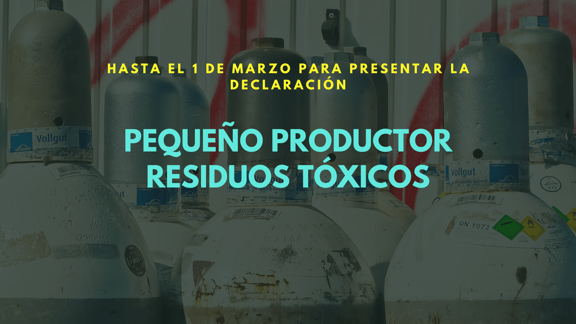 Obligaciones pequeño productor de residuos tóxicos y peligrosos